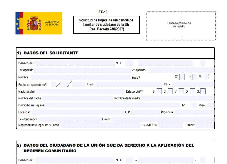 Tarjeta ciudadano Ue